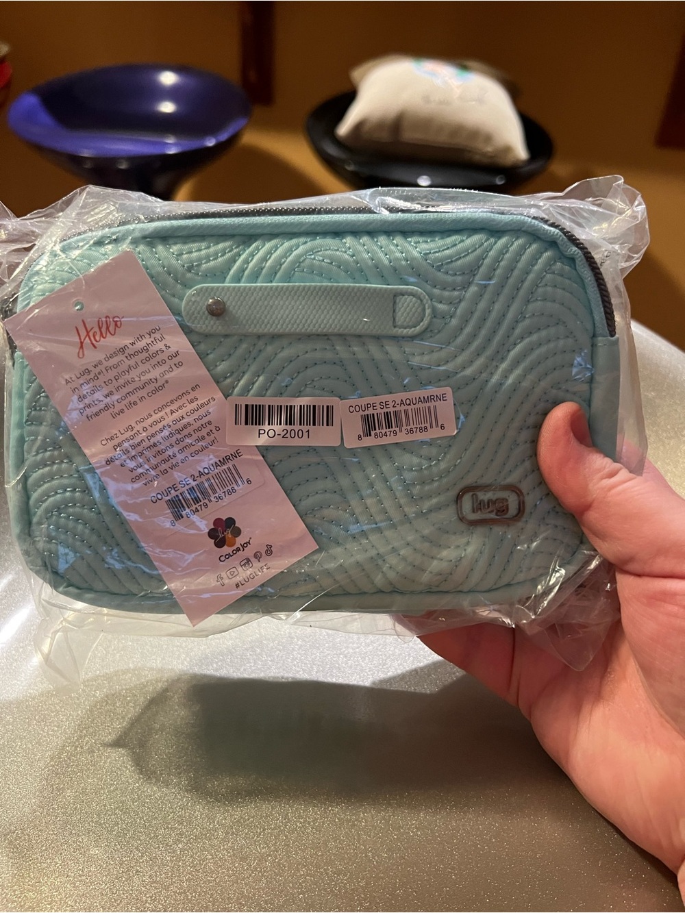 lug Coupe SE Crossbody in Aquamarine NWT